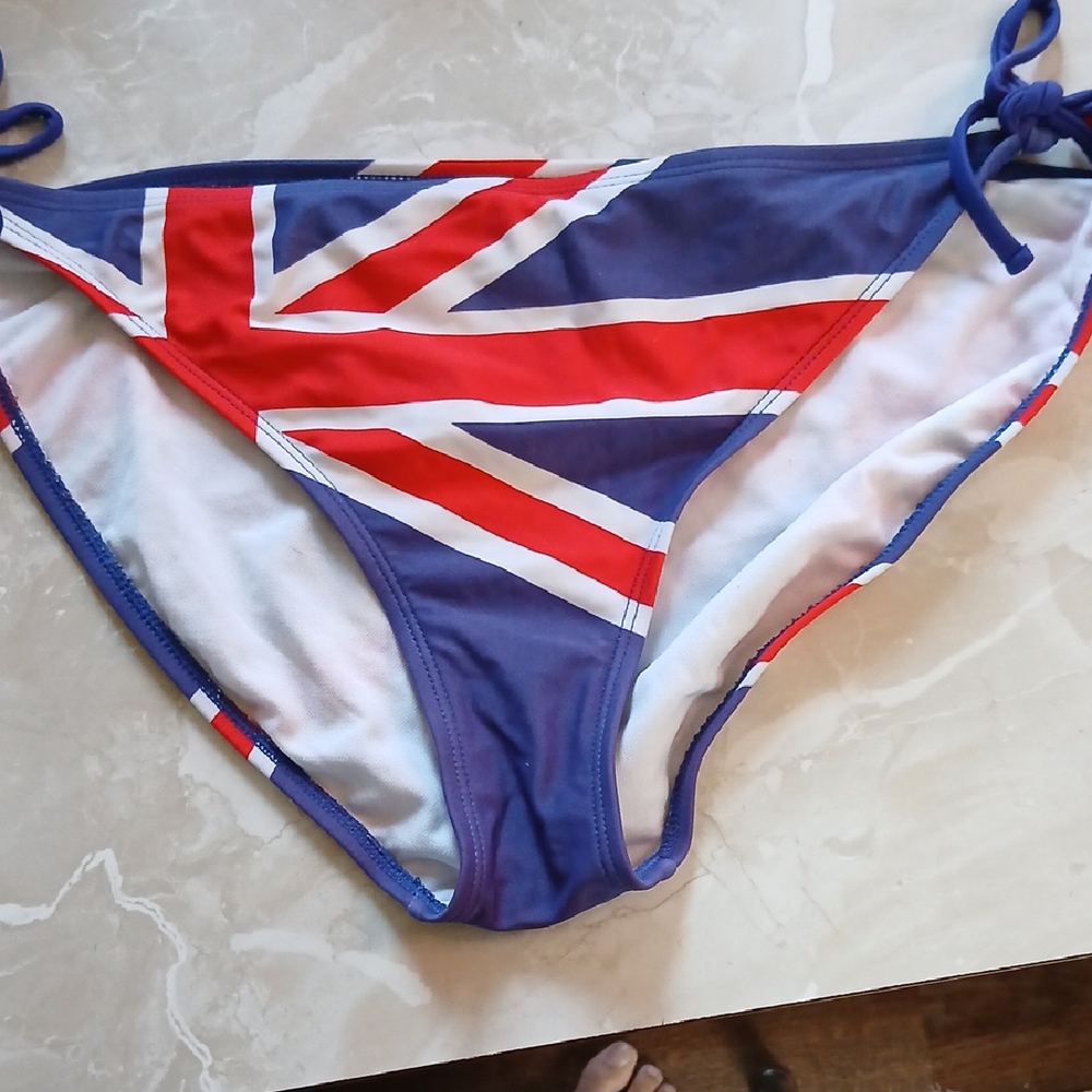 Xhilaration Red, Blue, and White Bikini Bottom